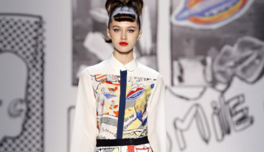 Japanese designer Tsumori Chisato with attractive Comic Prints at Paris Fashion Week