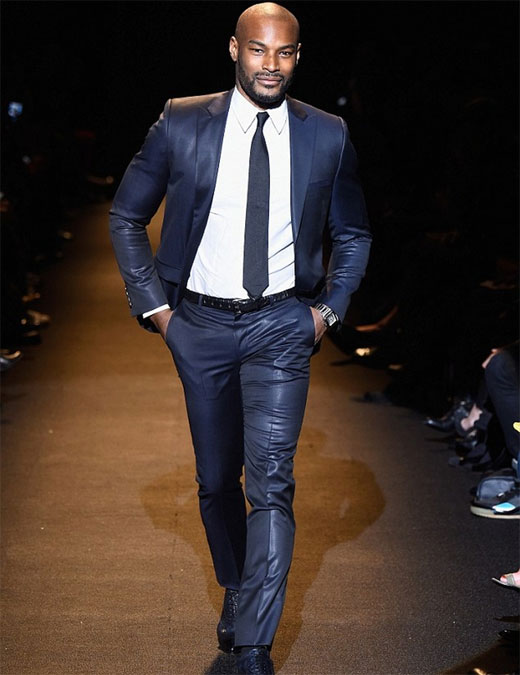 male runway models suits