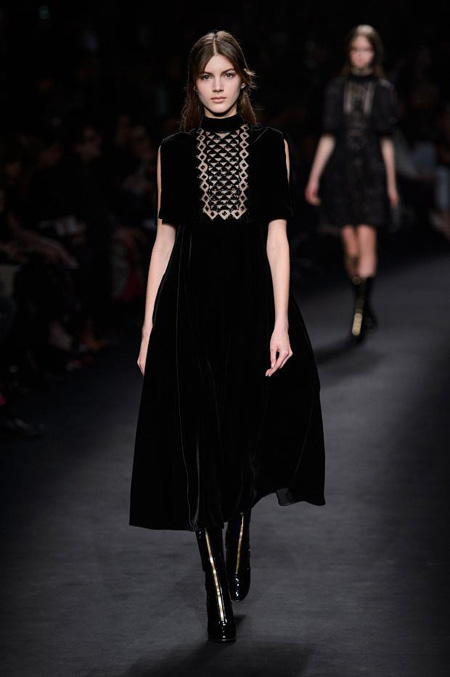 Valentino Autumn/Winter 2015-2016 women's collection at Paris Fashion Week