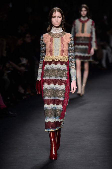 Valentino Autumn/Winter 2015-2016 women's collection at Paris Fashion Week