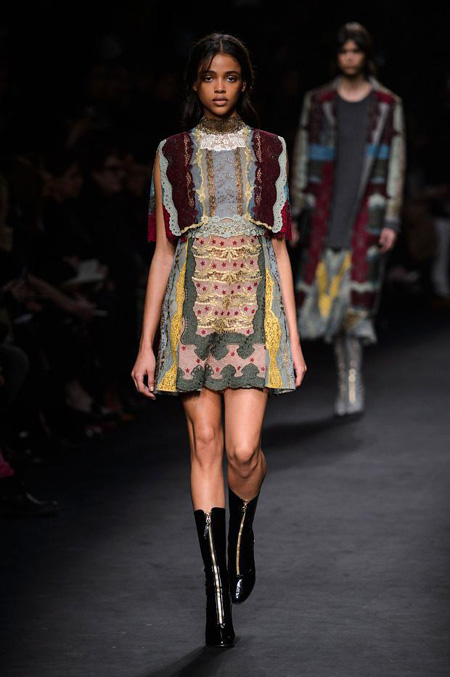 Valentino Autumn/Winter 2015-2016 women's collection at Paris Fashion Week