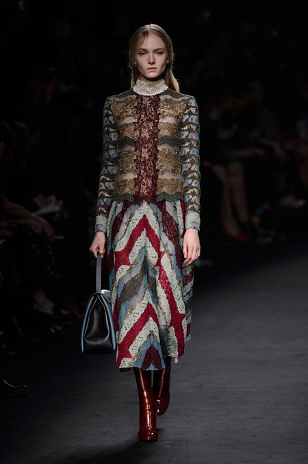 Valentino Autumn/Winter 2015-2016 women's collection at Paris Fashion Week