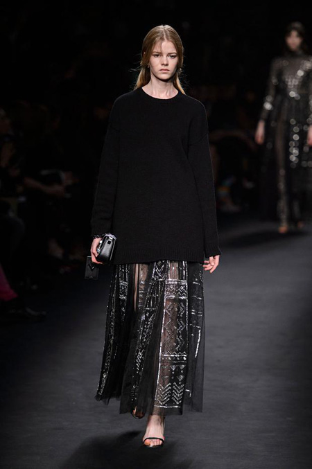 Valentino Autumn/Winter 2015-2016 women's collection at Paris Fashion Week