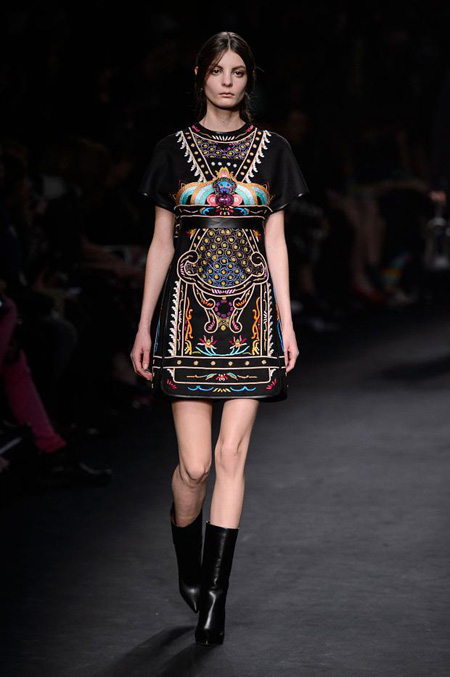 Valentino Autumn/Winter 2015-2016 women's collection at Paris Fashion Week