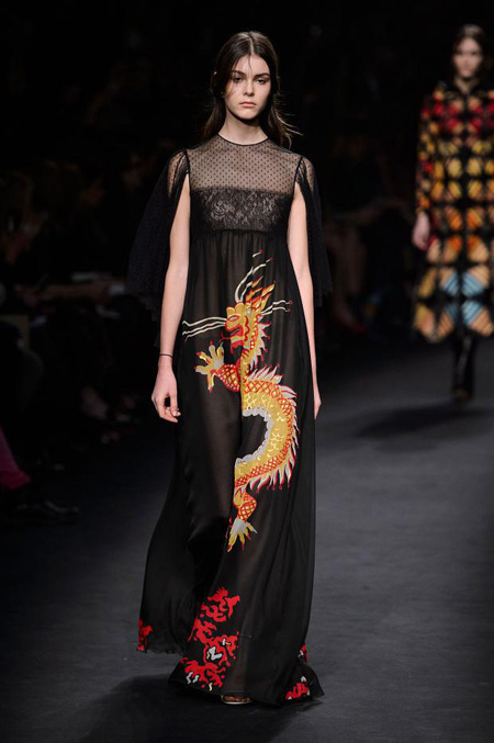 Valentino Autumn/Winter 2015-2016 women's collection at Paris Fashion Week