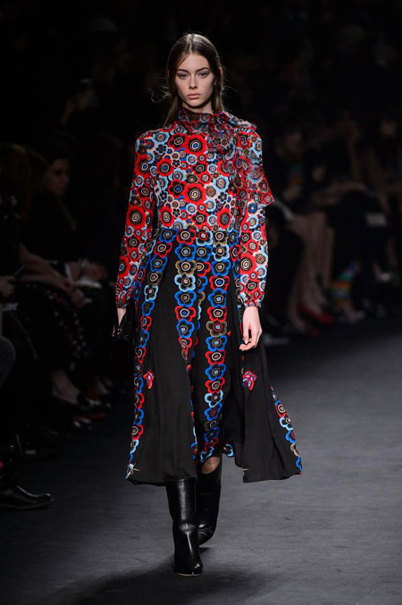 Valentino Autumn/Winter 2015-2016 women's collection at Paris Fashion Week