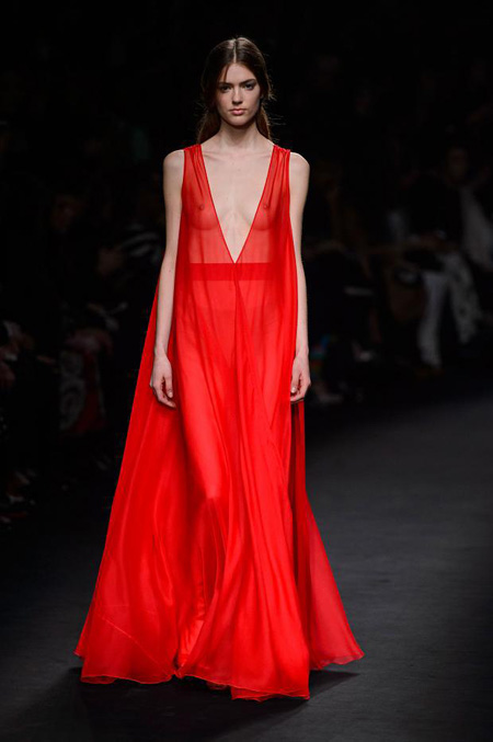 Valentino Autumn/Winter 2015-2016 women's collection at Paris Fashion Week