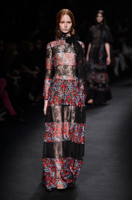 Valentino Autumn/Winter 2015-2016 women's collection at Paris Fashion Week