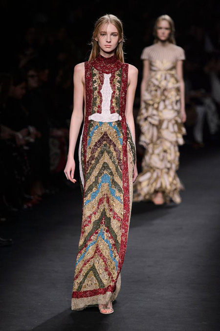 Valentino Autumn/Winter 2015-2016 women's collection at Paris Fashion Week