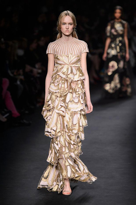 Valentino Autumn/Winter 2015-2016 women's collection at Paris Fashion Week