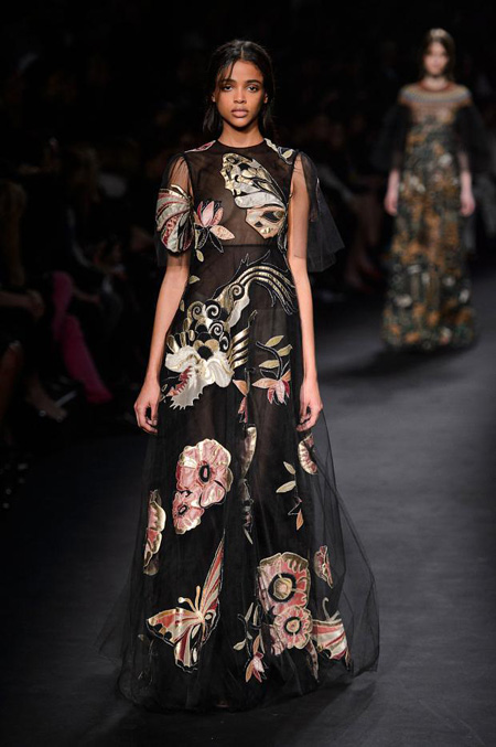 Valentino Autumn/Winter 2015-2016 women's collection at Paris Fashion Week