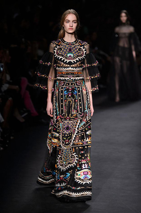 Valentino Autumn/Winter 2015-2016 women's collection at Paris Fashion Week