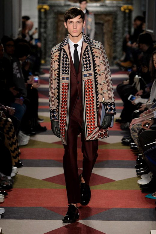 Valentino Fall-Winter 2015/2016 collection at Paris Men's Fashion Week