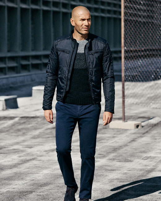 Zinedine Zidane for MANGO MAN Fall/Winter 2015 campaign