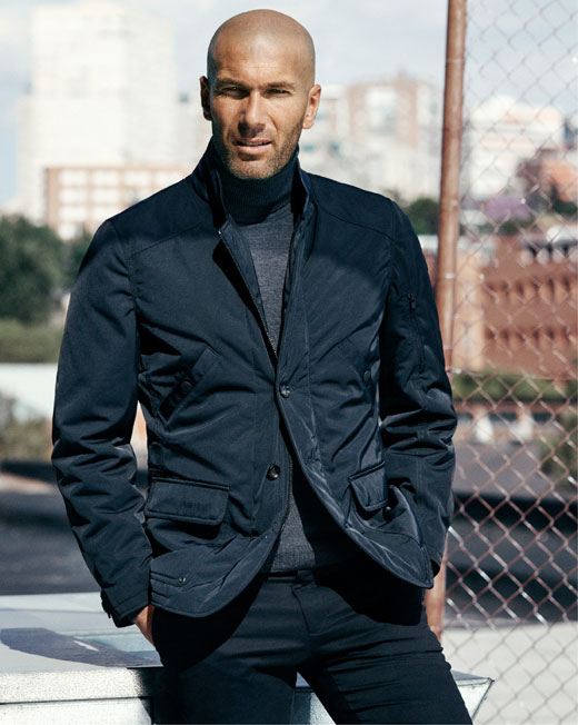 Zinedine Zidane for MANGO MAN Fall/Winter 2015 campaign