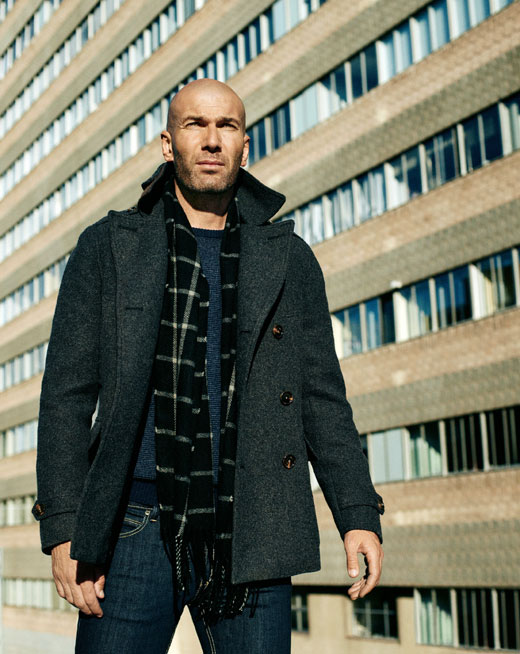 Zinedine Zidane for MANGO MAN Fall/Winter 2015 campaign