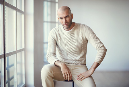 Zinedine Zidane for Mango - the face of Mango Men