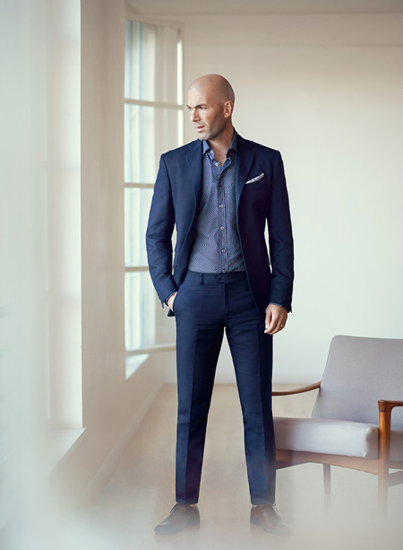 Zinedine Zidane for Mango - the face of Mango Men