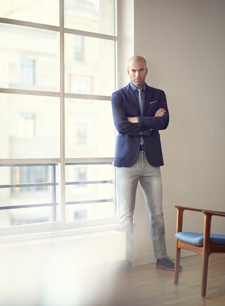 Zinedine Zidane for Mango - the face of Mango Men