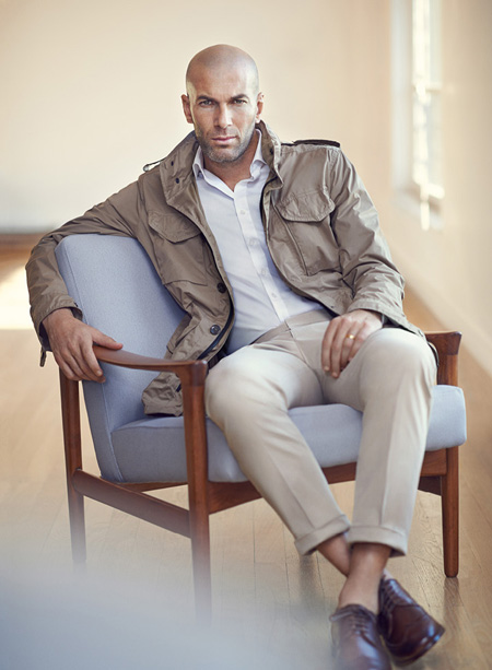 Zinedine Zidane for Mango - the face of Mango Men