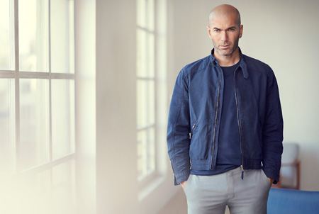 Zinedine Zidane for Mango - the face of Mango Men