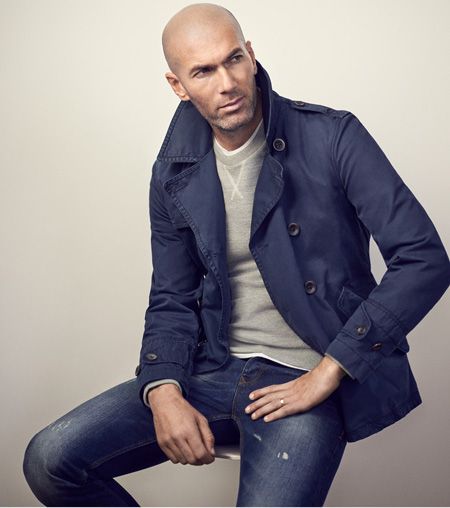 Zinedine Zidane for Mango - the face of Mango Men