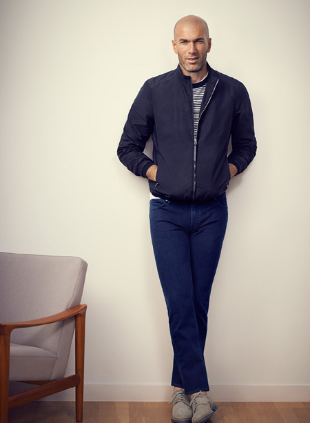 Zinedine Zidane for Mango - the face of Mango Men