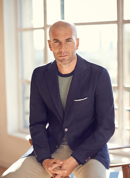 Zinedine Zidane for Mango - the face of Mango Men