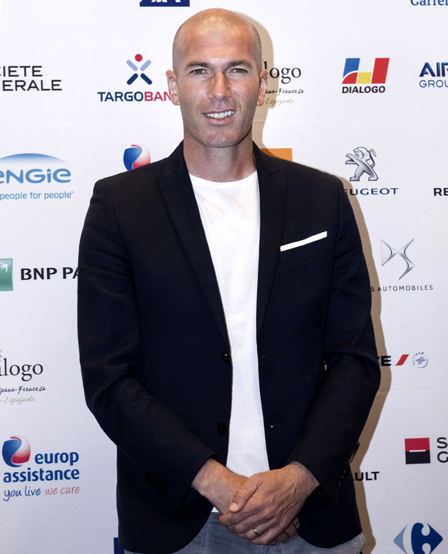 Zinedine Zidane is the winner in Most Stylish Men 2015 - Category Sport