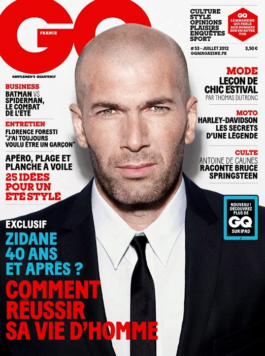 Zinedine Zidane is the winner in Most Stylish Men 2015 - Category Sport