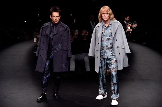 Zoolander 2 was announced at Valentino runway show during Paris Fashion Week