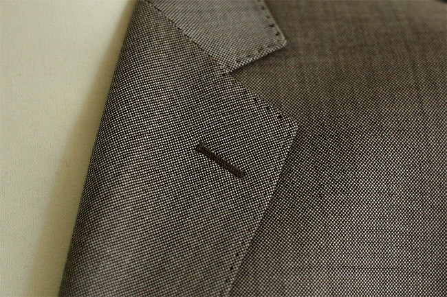 AMF Stitching on men's suits