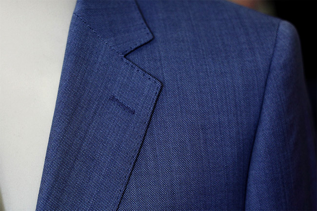 AMF Stitching on men's suits