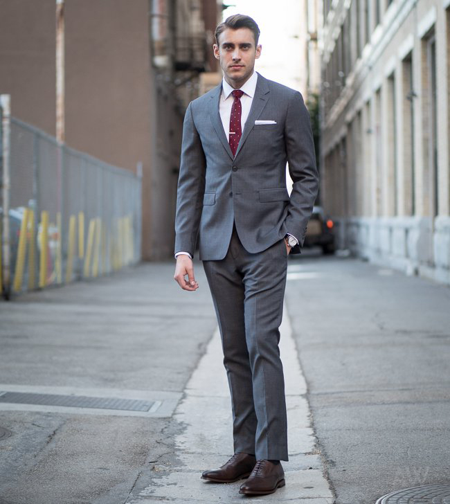 Ashley Weston presents: the Grey Notch Lapel Suit as an essential for ...