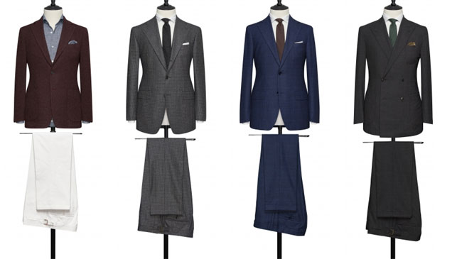 Swiss made-to-measure suits by Alferano