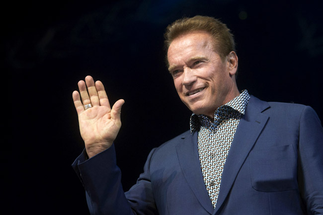 Arnold Schwarzenegger - the stylish Governator