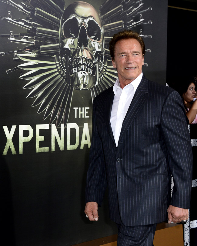 Arnold Schwarzenegger - the stylish Governator