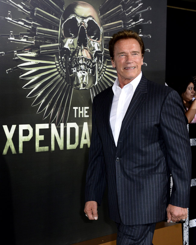 Arnold Schwarzenegger - the stylish Governor