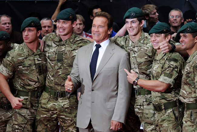 Arnold Schwarzenegger - the stylish Governator