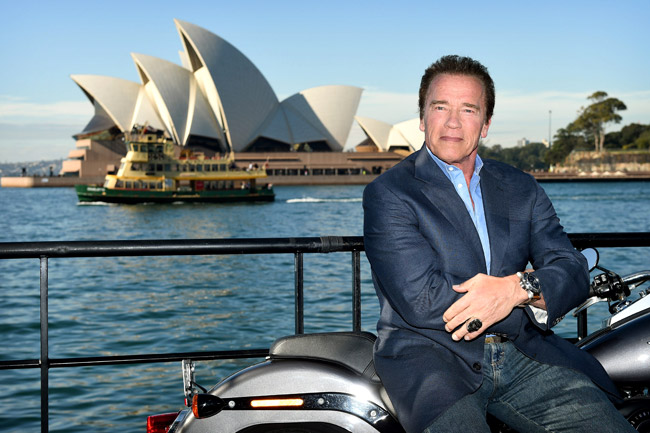 Arnold Schwarzenegger - the stylish Governator