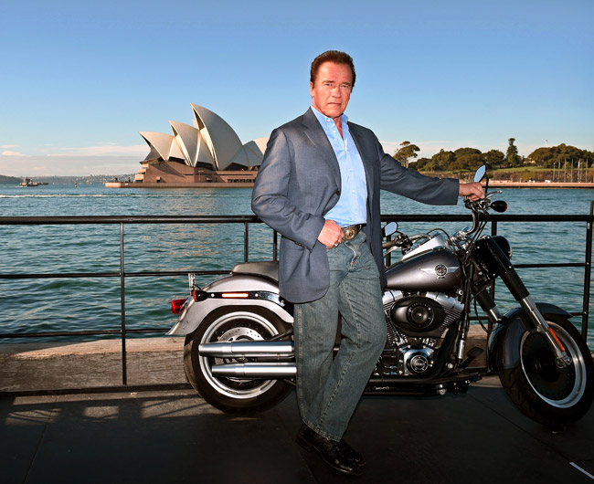 Arnold Schwarzenegger - the stylish Governator