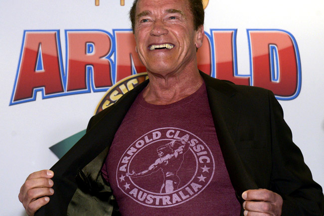 Arnold Schwarzenegger - the stylish Governator