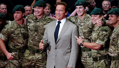 Arnold Schwarzenegger - the stylish Governor