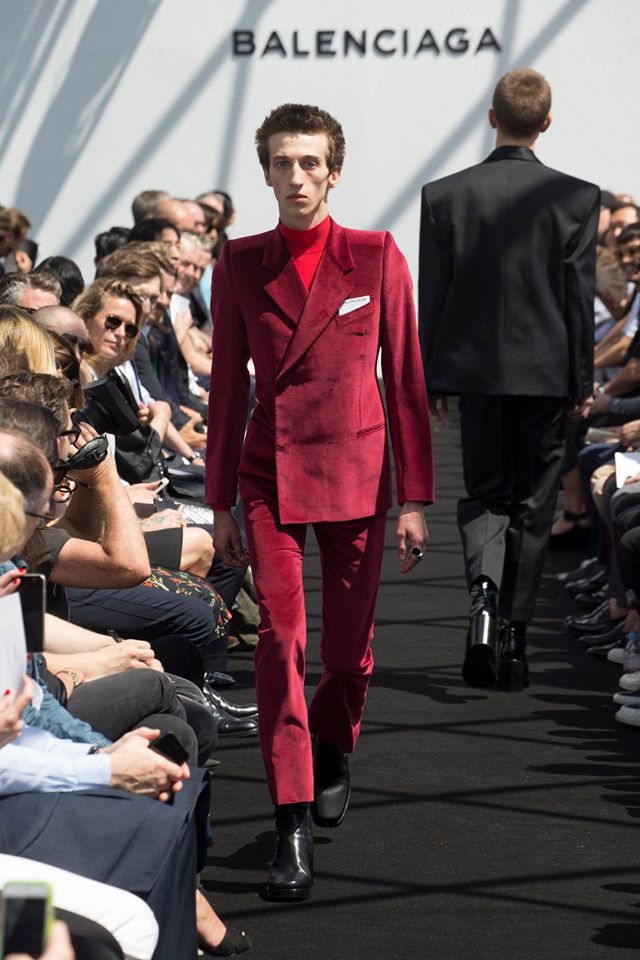 Balenciaga mens hot sale suit