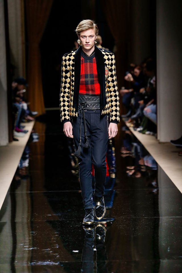 MEN+FASHION — BALMAIN Fall/Winter 2016 collection PARIS MENSWEAR