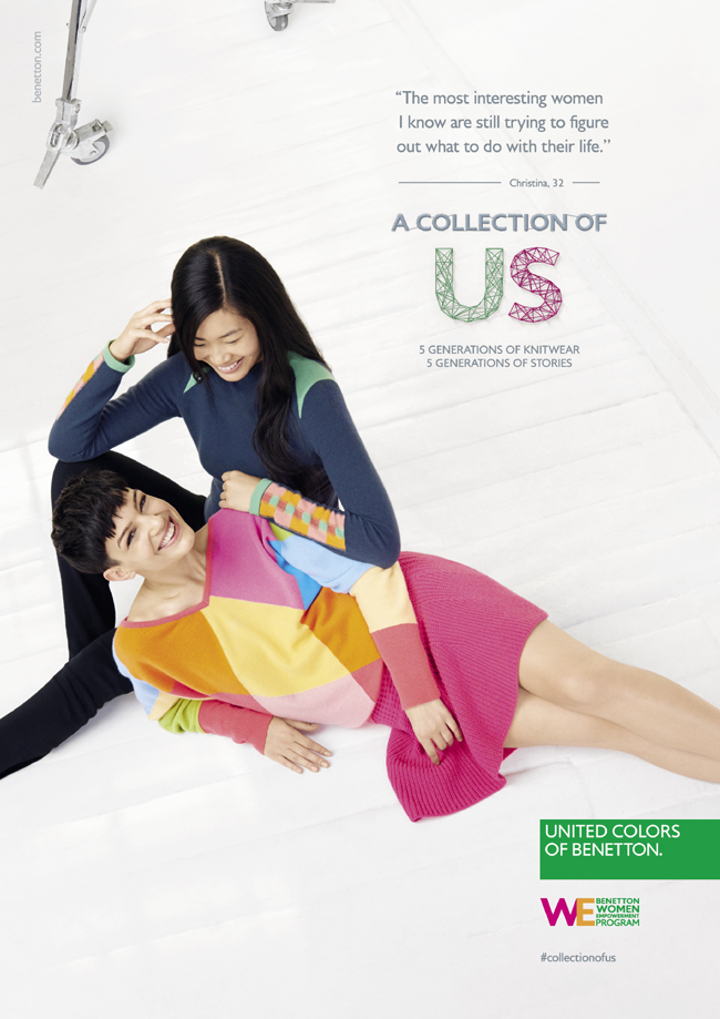 UNITED COLORS OF BENETTON: merging colours, blending identities