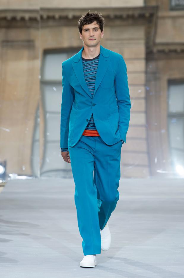 Explosion of colourful suits from Berluti Spring/Summer 2016