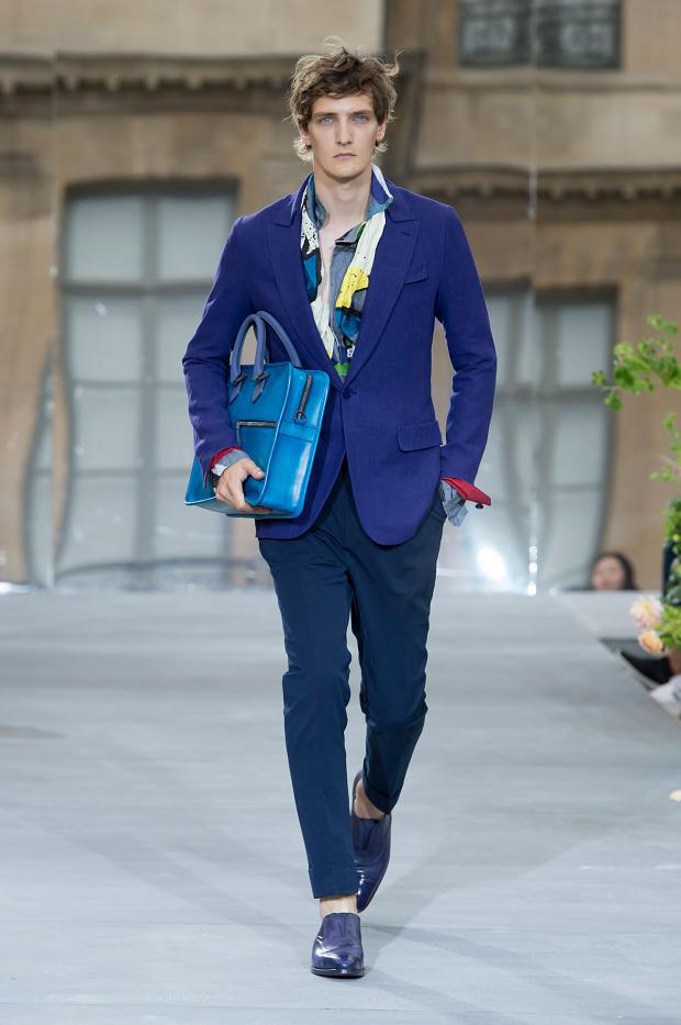 Explosion of colourful suits from Berluti Spring/Summer 2016