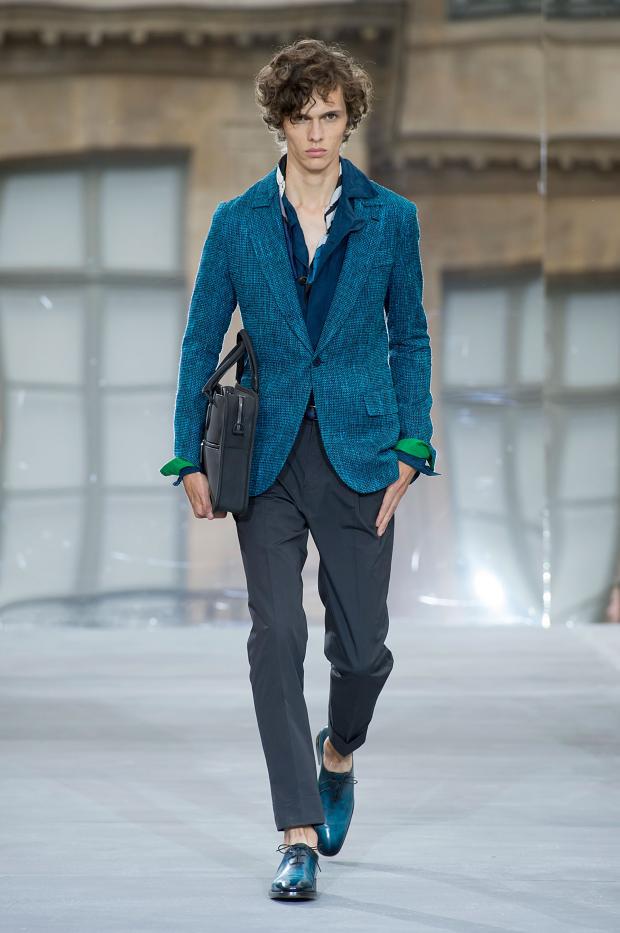 Explosion of colourful suits from Berluti Spring/Summer 2016