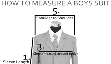 How to take the measurements for boys' made-to-measure suit by Black and Bianco